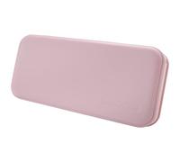 Hburirrty Big Capacity Simplicity Pencil Box Storage Box Marker Pen Pencil Case Compartment Storage Waterproof Pencil Case-Pink