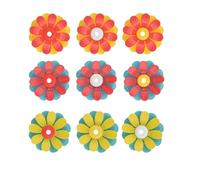 Hburirrty Bird Feeder Flowers,Set Bird Hanging Feeding Ports Replacement Parts Bird Feeder Supplies for Bird Feeder Easy Install Easy to Use B