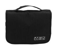 Hburirrty Black Hanging Travel Big Cosmetic Toiletry Bag Women Men Necessary Make Up Beauty Vanity Cases Organizer Accessory Storage Wash Pouch