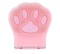 Hburirrty Cat Claw Shape Silicone Cleansing Instrument Ultrasonic Charging Cleansing Instrument Girlfriend Small Gift Wash Brush