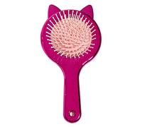 Hburirrty Cat Ear Air Cushion Comb Girl Cute Air Bag Massage Comb Portable Rose Red