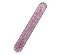 Hburirrty Crystal Nail Shiner Nano Mini Buffers Block with Portable Case for Natural Nails Light Pink