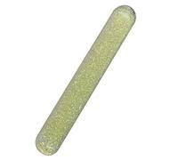 Hburirrty Crystal Nail Shiner Nano Mini Buffers Block with Portable Case for Natural Nails Light Yellow