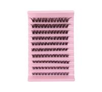 Hburirrty D06 DIY Cluster Lashes Volume Natural Segmented Eyelashes Bundles Eyelash Extension Individual Lashes Eyelashes Bundle