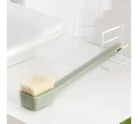 Hburirrty Detachable Long Handled Back Brush Bath Shower Body Dry Skin Spa Scrubber Brush-Green
