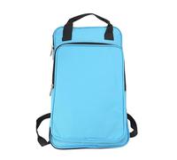Hburirrty Drumstick Bag with Crossbody Shoulder Strap,Large Capacity Mallet Bag with Anti-Falling Pockets, Gift for Drummers,Blue