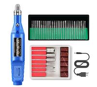 Hburirrty Electric Nail Drill Nail Drill Machine Nail File E File Drill Set Kit for Acrylic Nails Gel Nail Glazing Drill,Blue