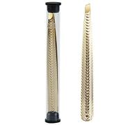 Hburirrty Eyebrow Tools Stainless Steel Plucking Eyebrows Tweezers Tweezer Oblique Brow Clip Eyebrow Shaping Pliers Gold