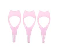 Hburirrty Eyelashes Tools Mascara Shield Applicator,Eyelash Tool Upper Lower Eye Lash Mascara Guard Applicator Pink