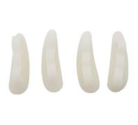 Hburirrty Hammer Toe Straightener and Corrector 4 Pack Soft Gel Crests Splints Reduce Foot Pain, Prevent Overlap Flexible Foot Care Treatment Stain, Odor