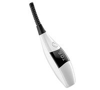 Hburirrty Ladies Heated Eyelash Curler Electric Eyelash Curler Comb with Display 4 Temperature Levels, Safe, Rechargeable,