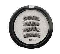 Hburirrty Magnetic Eyelashes with 2 Pairs Artificial Fiber Magnets Magnetic with Eyelash Curler 24P-4
