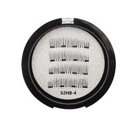 Hburirrty Magnetic Eyelashes with 2 Pairs Artificial Fiber Magnets Magnetic with Eyelash Curler 52HB-4