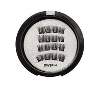 Hburirrty Magnetic Eyelashes with 2 Pairs Artificial Fiber Magnets Magnetic with Eyelash Curler DWSP-4