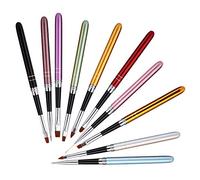 Hburirrty Nail Art Brushes, Point Painting Pen Set, Nail Art Tips Suitable for Home and Salon Use Tools, 10 Pieces