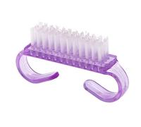 Hburirrty Nail Art Plastic Cleaning Brush Finger Nail Care Dust Clean Handle Scrubbing Qty:100Pcs