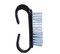 Hburirrty Nail Art Plastic Cleaning Brush Finger Nail Care Dust Clean Handle Scrubbing Qty:100Pcs Black