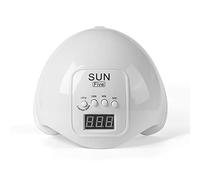 Hburirrty Nail Phototherapy Machine Manicure Machine Intelligent Four-Speed Timing Quick-Drying Nail Polish Baking Lamp White