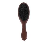 Hburirrty Natural Sandalwood Fine Comb Anti-Static Care Brush Wild Boar Bristles Hair Brush Green Sandalwood Hair Comb