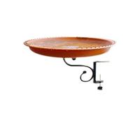 Hburirrty Outdoor Bird Bath Plastic Bird Bath Tub Birdcage for Patio Lawn Garden Decoration