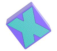 Hburirrty Portable Mini Wireless Bluetooth Speaker Subwoofer High-End Metal Colorful Speaker Easy to Use