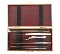 Hburirrty Practical 8Pcs Cleaning Set Health Care Tool Ear Pick Ear Wax Remover Cleaner Curette Kit