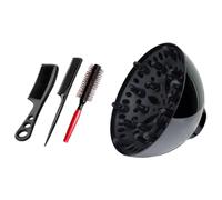 Hburirrty Professional Salon Hairdressing Hair Dryer Diffuser Blow Blower Nozzle Barber Hair Dryer Diffuser with A Comb