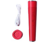 Hburirrty Red Portable Eyes Massager Wand USB Rechargeable Cream Essence Vibration Introduction Reduce Dark Circles and Puffiness