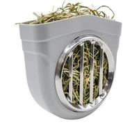 Hburirrty Small Animal Hay Feeder, Chew-Proof, Grid Alfalfa Rack for Bunny Guinea Pig Cage Hutch Crat