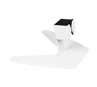 Hburirrty Super Stable Metal Iron Bracket Hair Dryer Bracket Vertical Flute Hair Dryer Accessories Bracket (White)
