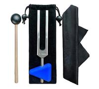 Hburirrty Tuning Fork Tuner with Mallet Set for Repair Healing Nervous System Testing Tuning Fork Health Care, 528Hz