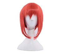 HBYLEE -Wig for Cosplay Wig Anime Cosplay Role Play for Mahoutsukai no Yome Wigs Hatori Chise Wig Short Orange Red Heat Resistant Synthetic Hair