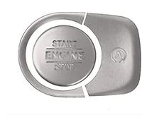 HBZYD Engine Start Stop Button Sticker, Fit for G GLE GLS Class W463 W464 W167 V167 AMG GLE53 X167,Silver Engine Ignition Outer Ring Engine Ignition Decoration Replacement