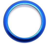 HBZYD Engine Start Stop Button Sticker,Fit for Nissan Qashqai J11 Juke Lafesta Murano X-Trail,Blue Engine Ignition Outer Ring Engine Ignition Decoration Replacement