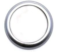 HBZYD Engine Start Stop Button Sticker,Fit for Nissan Qashqai J11 Juke Lafesta Murano X-Trail,Silver Engine Ignition Outer Ring Engine Ignition Decoration Replacement