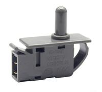 HC-056K Push Button Switch Normally Closed For Refrigerator Sanitizing Cabinet With 100000 Cycle Electrical Life And 250VAC Support