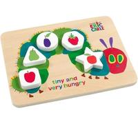 Rainbow Designs Tiny & Very Hungry Caterpillar Wooden Jigsaw Puzzle - Toddler Puzzles, Wooden Jigsaw, Caterpillar Toy Motor Skills Development Toy 24+ Months