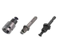 hcaioz 0.8-10mm 2-13mm Threaded Keyless Metal Drill Chuck Quick Grip Adapter Hex SDS Square Shanks Impact Screwdriver Tap Wrench Chucks xcz.