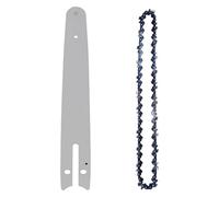 hcaioz 1/2/4pcs 8Inch Mini Chainsaw 1/4" Pitch Blade .043" Gauge Chain Guide for Wood Cutting 48 Drive Links Replacement Part mxi.