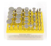 hcaioz 10/50pcs Diamond Grinding Heads Set 3.0mm Shank Burrs for Abrasive Rotary Tools Grinder Head Burr y