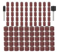 hcaioz 11/102pcs Sanding Drum Kit Grit #80#120#180 Band for Sleeves for Electric Mini Angle Grinder Mandrels acx.
