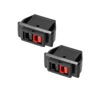 hcaioz 1PC/2PCS FOR Pl-ug Fixed Mounting Bracket Panel Outdoor Power Plu-g Energy Storage Connector Holder 2 Pin 30A/45A 600V caw.