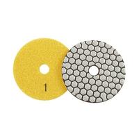 hcaioz 1pc 4 Inch Diamond Polishing Pad Dry Use Flexible Sanding Disc Resin Bond for Granite Marble Stone Grinding Abrasive Tool yxr.