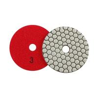 hcaioz 1pc 4 Inch Diamond Polishing Pad Dry Use Flexible Sanding Disc Resin Bond for Granite Marble Stone Grinding Abrasive Tool yxr.