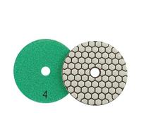 hcaioz 1pc 4 Inch Diamond Polishing Pad Dry Use Flexible Sanding Disc Resin Bond for Granite Marble Stone Grinding Abrasive Tool yxr.