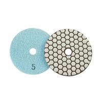 hcaioz 1pc 4 Inch Diamond Polishing Pad Dry Use Flexible Sanding Disc Resin Bond for Granite Marble Stone Grinding Abrasive Tool yxr.