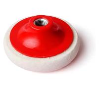hcaioz 1PC 4 Inch Wool Felt Polishing Pads Car Metal Stone Buffing Pad 100mm M14 Thread for Polisher Angle Grinder yxr.