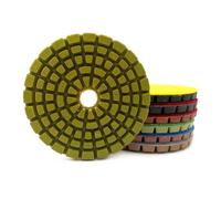 hcaioz 7PCS/Set 4 Inch Diamond Polishing Pads for Concrete Floor Marble Thicknees 6mm Wet Grinding Discs Stone yxr.