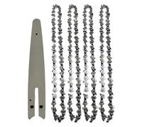 hcaioz 8 Inch 1/4" LP Electric 45 Knots 22 Knives Chainsaw Chains Logging Saw Blade Pruning Chain Accessories Wood Cutting mxi.