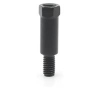hcaioz Longer Extension Black Motorcycle Rear Mirror Adapters M8 8mm M10 10mm Anti Clockwise Right Left Hand Thread Changing Screw